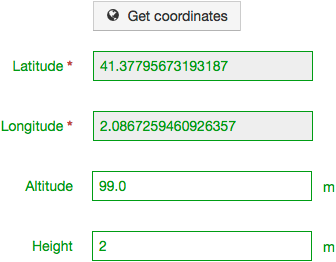 Automatic Latitude, Longitude and Altitude