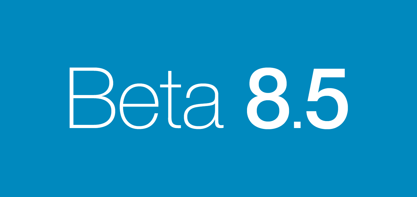 Beta 8.5
